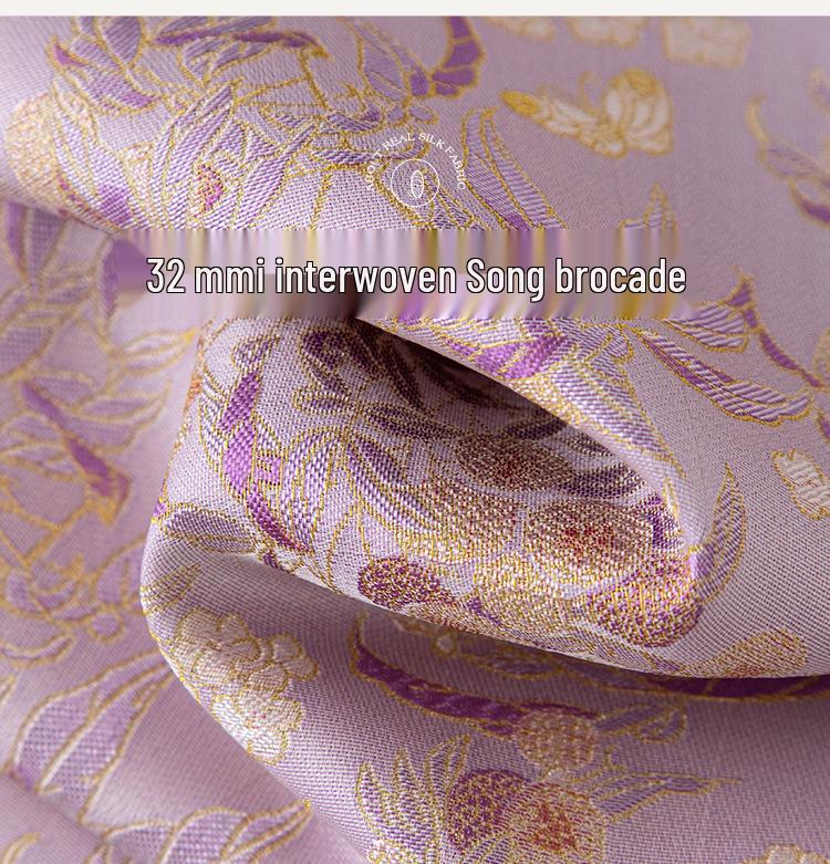 Elegant Jacquard Frog Button Mulberry Silk Vest - Women's 2025 Autumn Slimming Cardigan