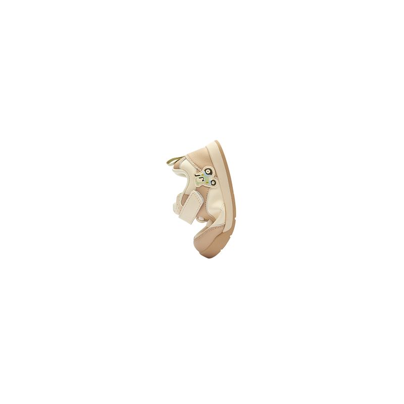 Synthetic Leather Casual Cartoon Versatile Low-Top Walking Shoes Baby shoes White Beige 204325144104