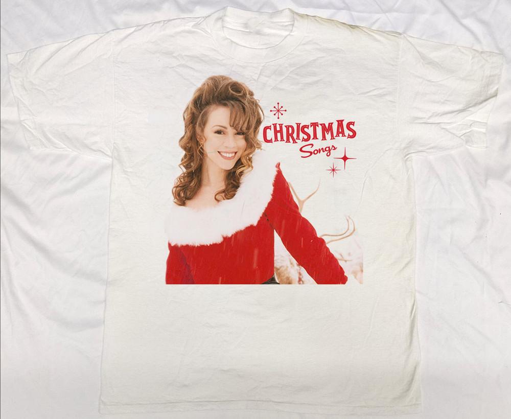 Merry Christmas Mariah Carey Gift Christmas All Size T-Shirt S222 Unisex T-Shirt S