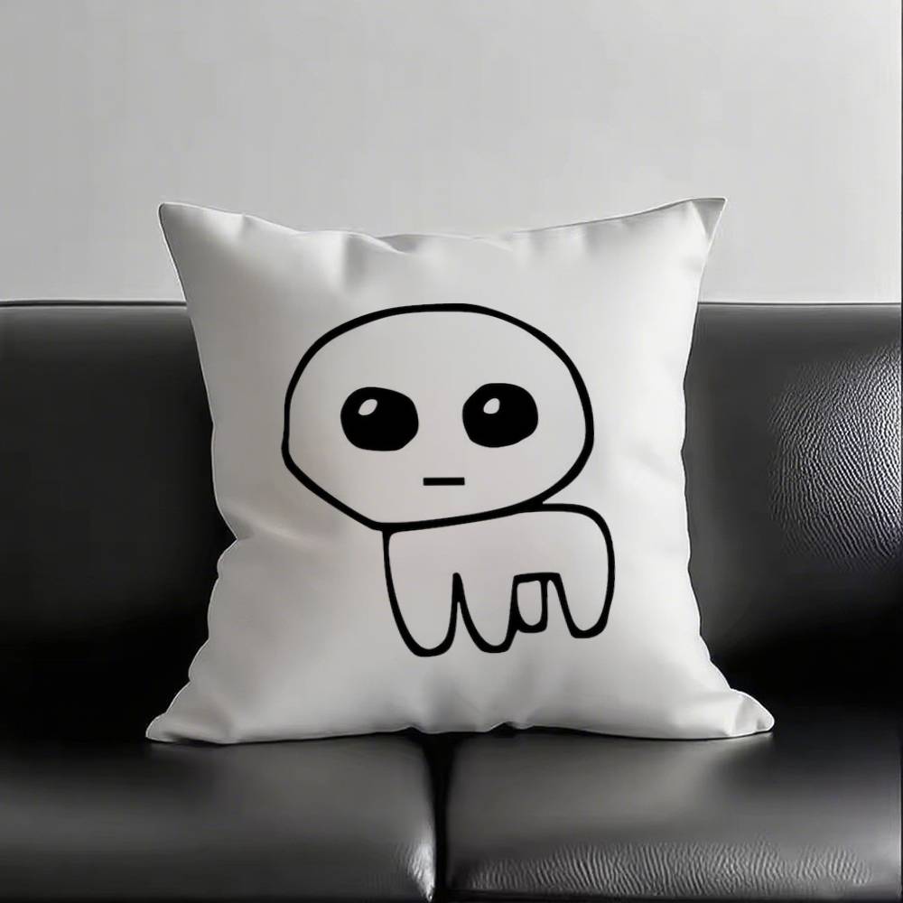 1pc Tbh Creature Pillow Case Square Bedroom Sofa Leisure Comfort Cushion Car Living Room Home Decoration