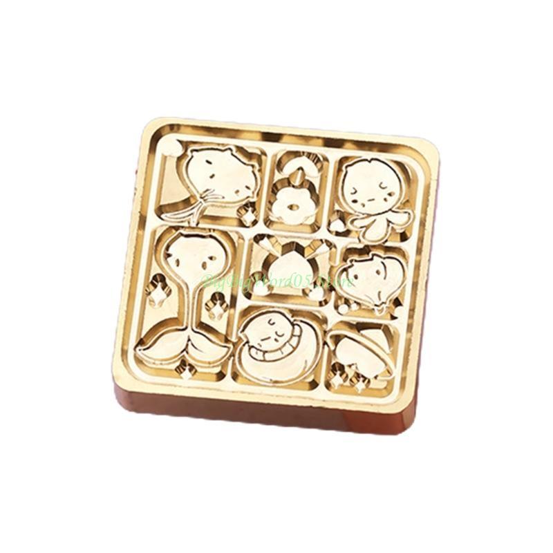 24TE Wax Seal Stamp Head Replacement Emboss Sealing Wax Scrapbooking Stamps Head Brass Sealing Stamp Head Wax Stamp Head Only