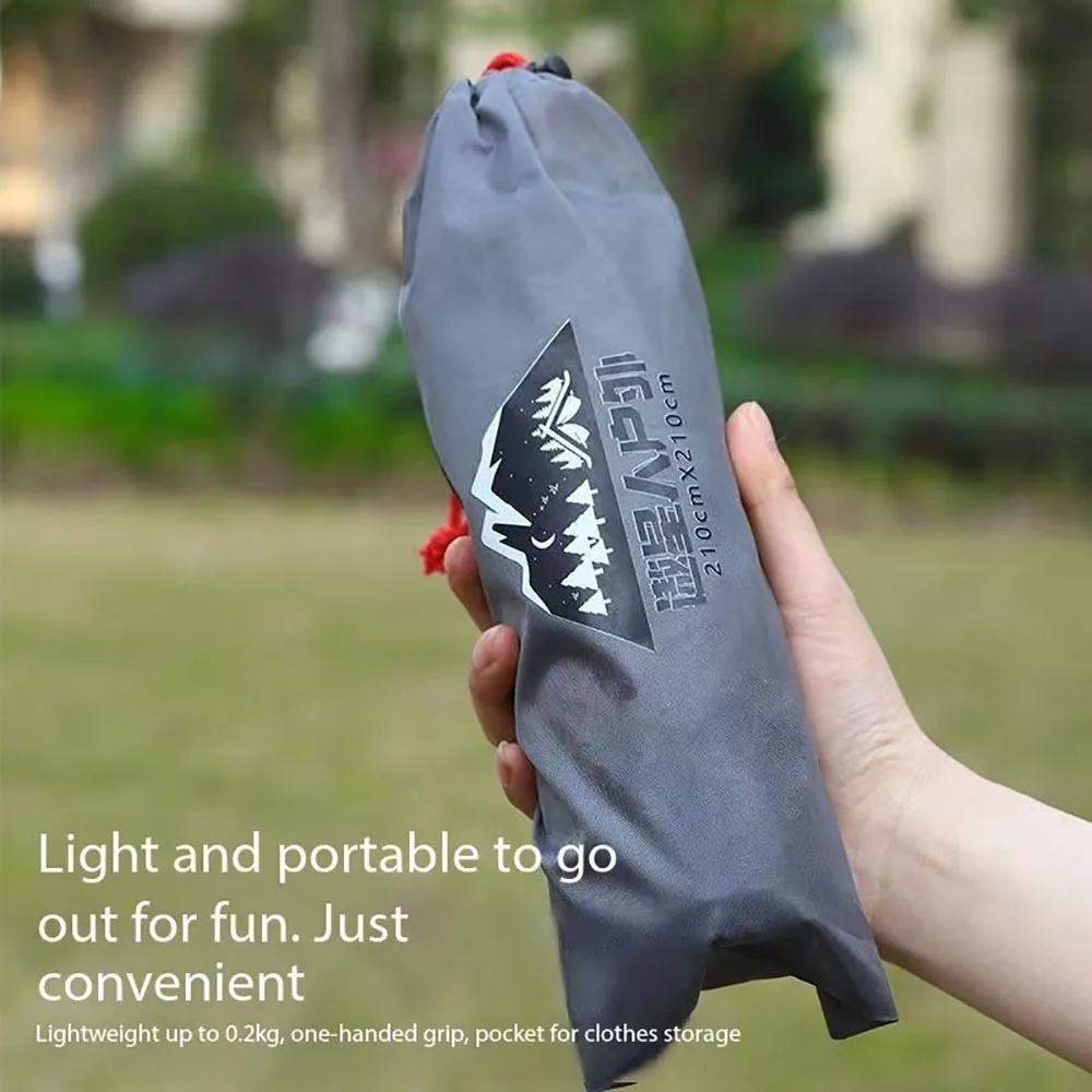 Waterproof Tent Footprint 210d Oxford Fabric Camping Ground Sheet Tear Resistant Damp Proof Mat For Hiking Picnic Beach