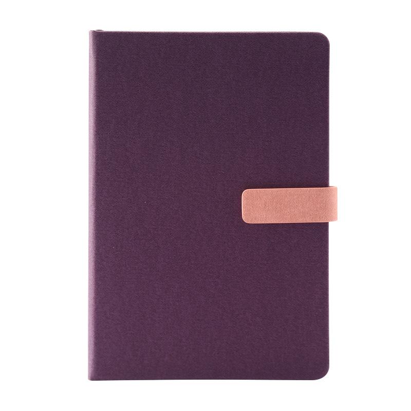 New Contrast Color Hardcover Cloth Notepad Student Diary Wireless Binding Gift Stationery Customized Logo 100 Sheets