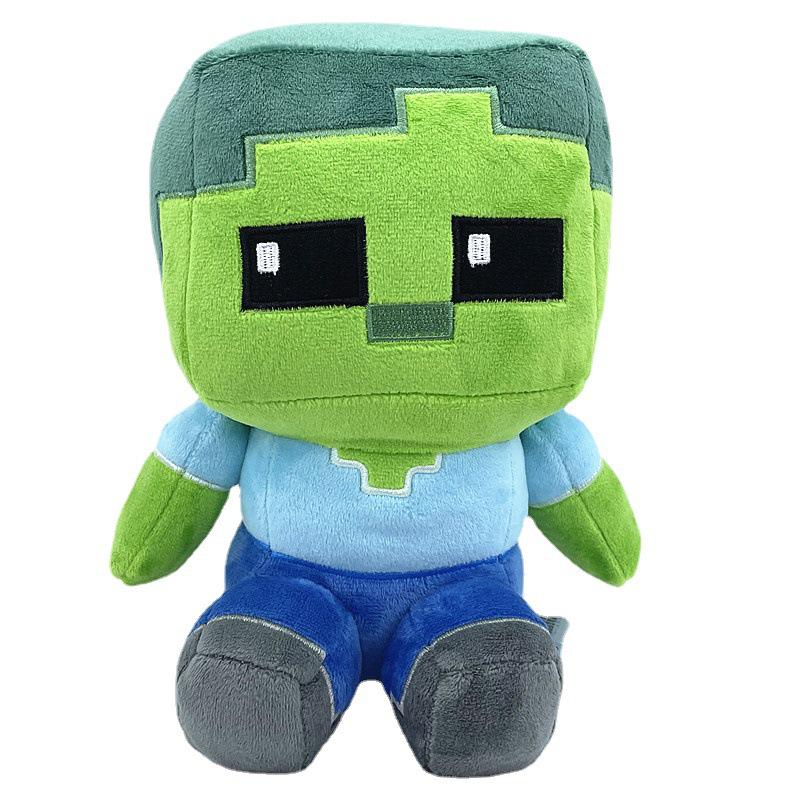 New Minecraft Plush Villager Witch Zombie Toy Doll In Stock