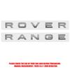 VTL1 Per Range Rover Evoque Sport HSE 1 pz Plastica ABS 3D Emblema Grande per Bagagliaio Auto Lettere Volvo Adesivo Decalcomania per Logo Range Rover