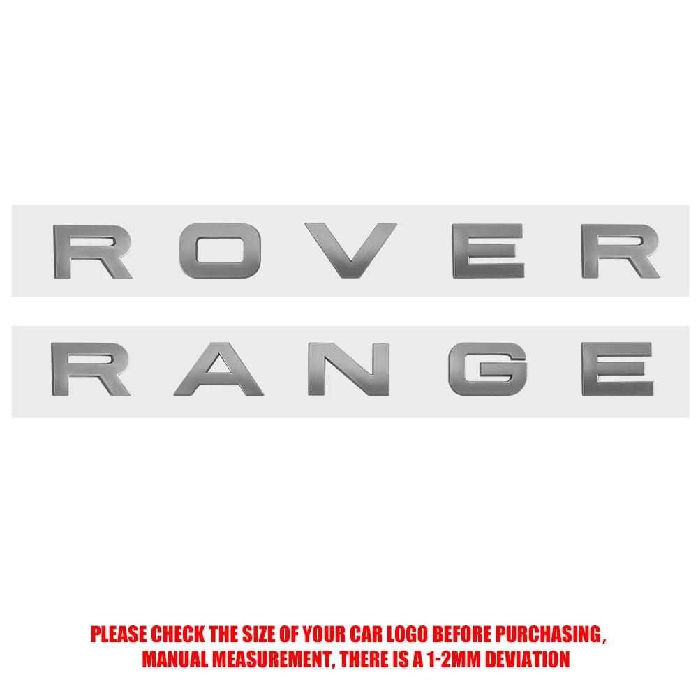 VTL1 Per Range Rover Evoque Sport HSE 1 pz Plastica ABS 3D Emblema Grande per Bagagliaio Auto Lettere Volvo Adesivo Decalcomania per Logo Range Rover