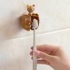 Double Suction Cup Animal Children Toothbrush Holder Cartoon Toothbrush Rack  Household