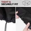 Waterproof Pizza Oven Cover Protective Cover All Weather Protection with Bottom Drawstrings Dustproof Barbecue Grill Cover