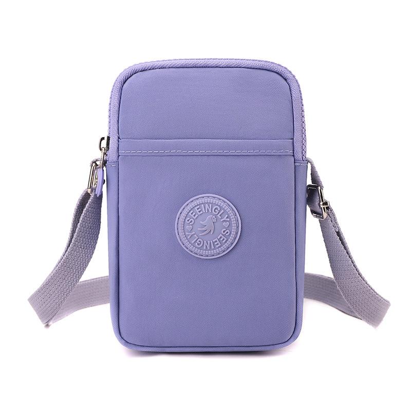 Women's Crossbody Bag Nylon Commuter Coin Purse Multi-Compartment Mobile Phone Bag