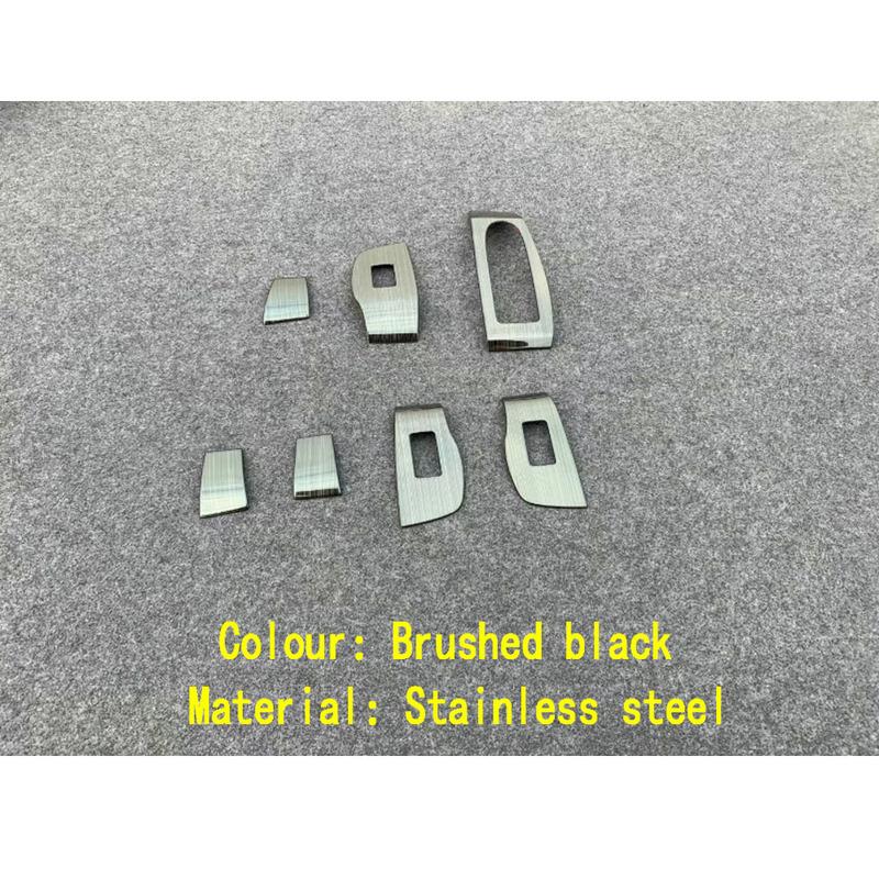 For Mazda 3 Mazda3 Axela M3     Car Door Window Glass Interior Armrest Lift Switch Button Trim Frame Stick 7pcs
