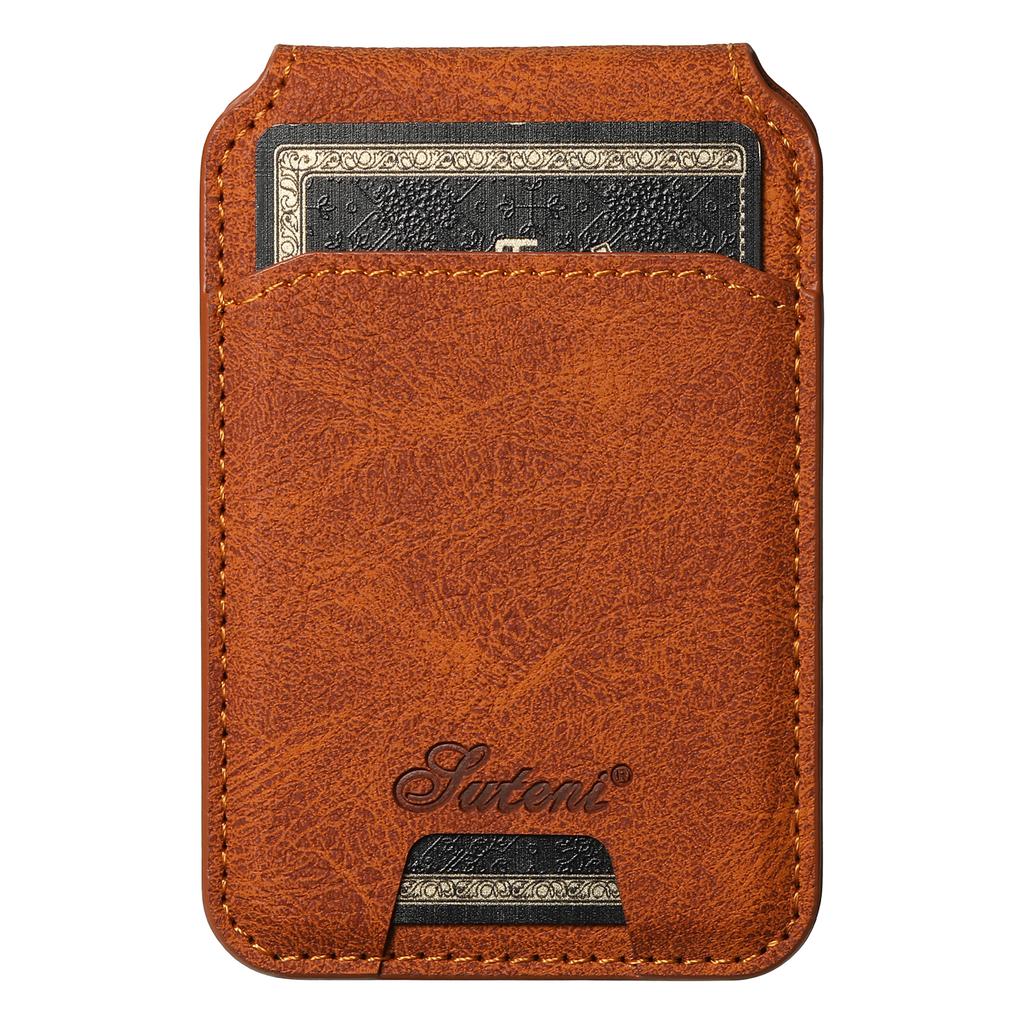 SUTENI H16 For iPhone 16 Pro Max Magnetic Case Kickstand Phone Cover Detachable Card Holder