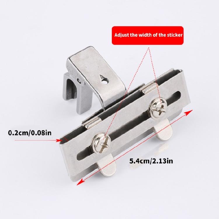 Metal Sewing Machine Presser Foot Adjustable Width Webbing Stitching Presser Foot For Heavy Duty Fabric Crafting Project