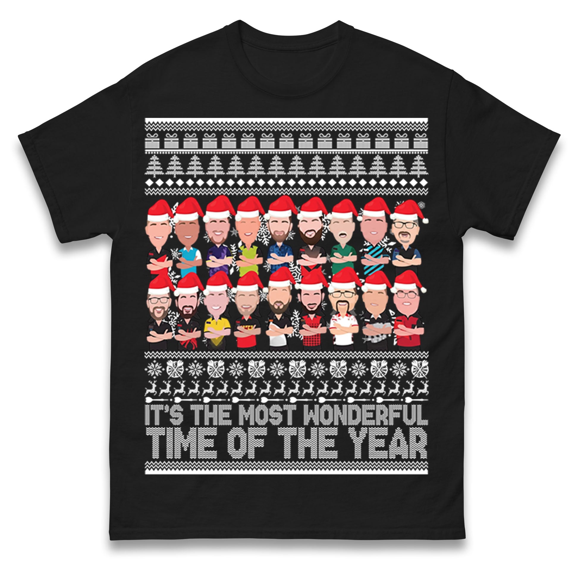 Its The Most Wonderful Time Of The Year Darts Christmas T Shirt Tshirt Mens Womens Unisex Tops Tees S