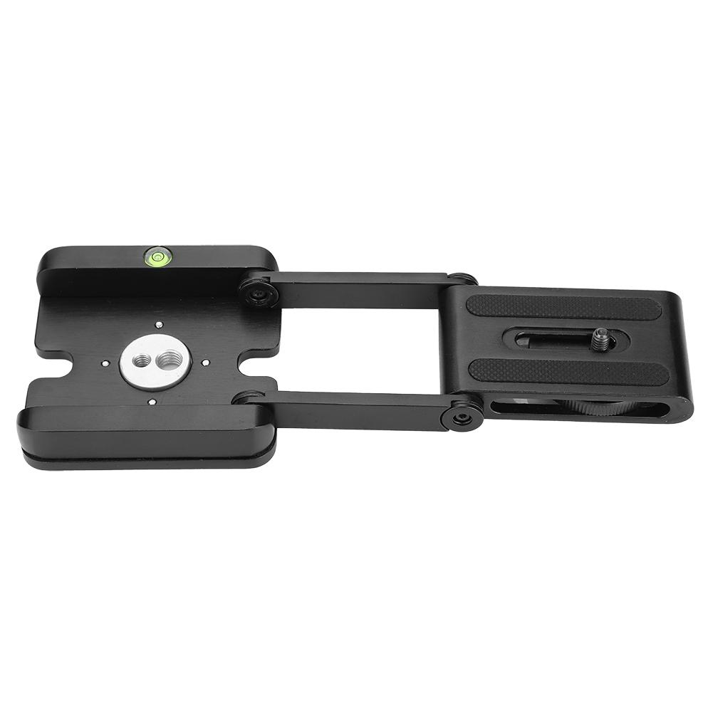 Black Z Flex Tilt Folding Quick Release Plate Stand Mount For Tripod Camera CO