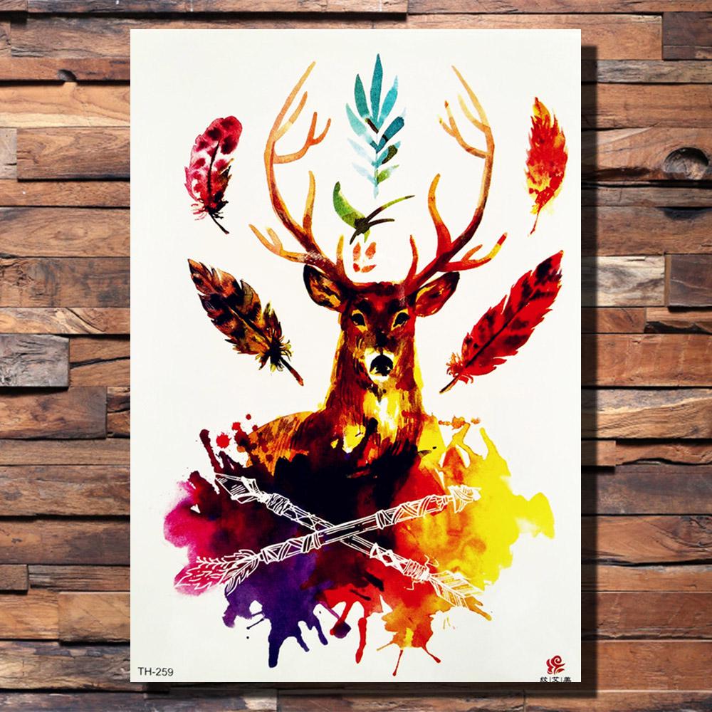 Lanțuri de flori de fluture autocolant tatuaje temporare false glorie de dimineață ratan tatuaje sexy pentru femei