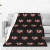 Korn Rock Music Blanket Soft Warm Flannel Throw Blanket Plush for Bed Living Room Picnic Travel Home Couch