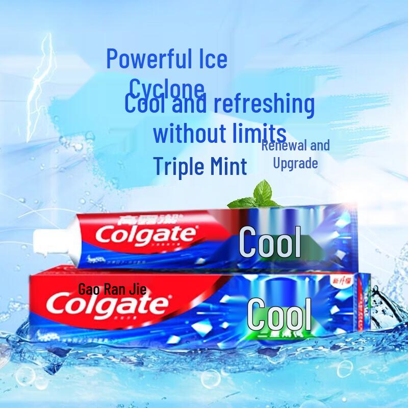 Colgate Triple Mint Ice Cool Whitening Toothpaste