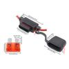 12V 30A with Fuses Blade Wire Cutoff Switch Socket Automotive Fuse Socket Car Mini Blade Fuse Holder Splash-proof Box