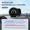 Automotive OBD+GPS Multifunctional LCD Instrument Modification Head Up Display Detector Water Temperature Turbine Fault Code