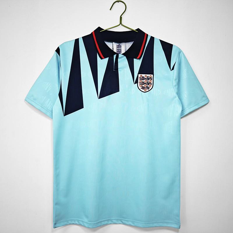 England 1996 Euro Retro Football Jersey Men Women Unisex Short Sleeve Soccer Shirt Beckham Owen 7 10