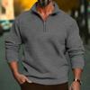 Men Autumn Winter Mens Half Zipper Pullover Sweatshirt Turtleneck Raglan Long Sleeve Hoodies Warm Streetwear Business Coats Yasheng