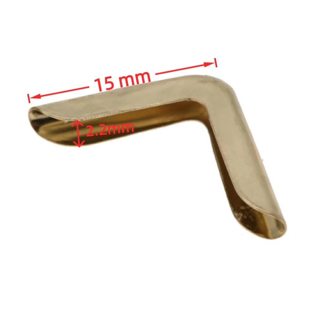 50PCS Gold / Bronze / Yellow Metal Book Corner Protectors