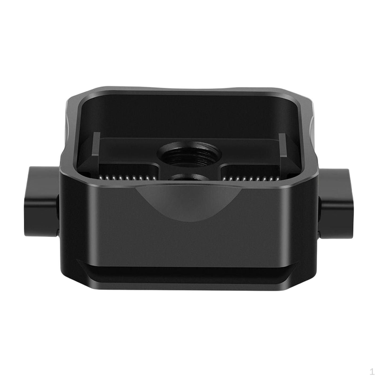 Tripod Adapter Base Aluminum Alloy Camera Monitor Mount Quick Release Clamp for DSLR Quick Release Base