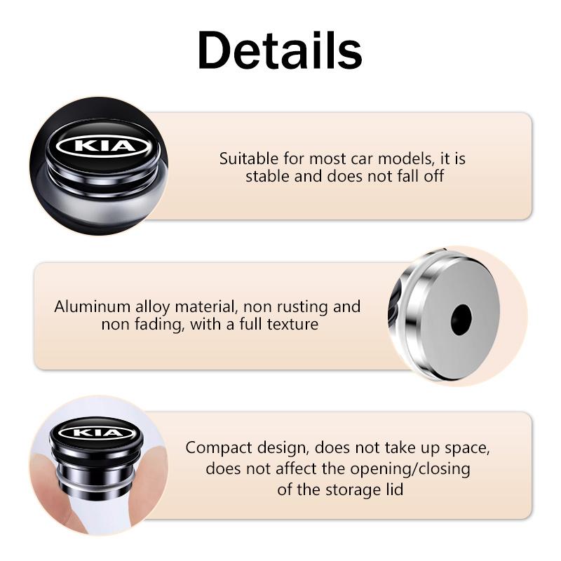 Car Cigarette Lighter Decoration Cover Plug DustProof Cap Accessories For KIA Spectra Sedona Cadenza Proceed Sephia Stonic QJ2