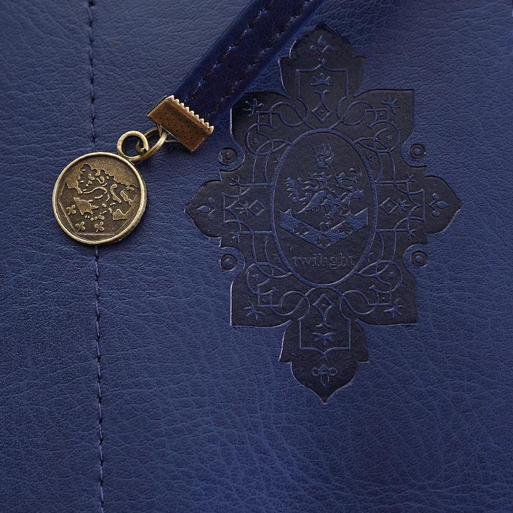 Ethnische Stil Pu Leder Stift Tasche Roller Stift Vorhang Vintage Einfache Große Kapazität Schreibwaren Box Student Liefert