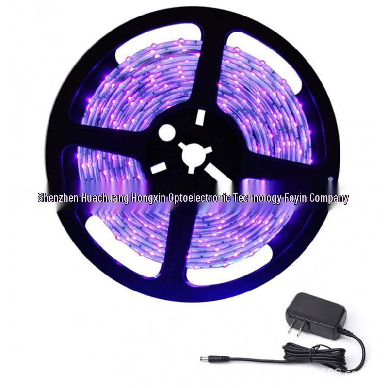 UV Sterilization Purple LED Strip Light - 8MM, 60 LEDs per Meter for Mosquito Attraction