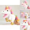 Einhorn-Handpuppe, Plüschtier, weich und kuschelig, Rollenspielgefährte für Kinder