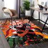 1 Stück Boku no Hero Academia Bakugo Katsuki Anime Cartoon Design Bürostuhlmatte Rutschfeste Teppich für Heimdekoration, Wohnzimmer, Schlafzimmer, Spielzimmer, Geburts