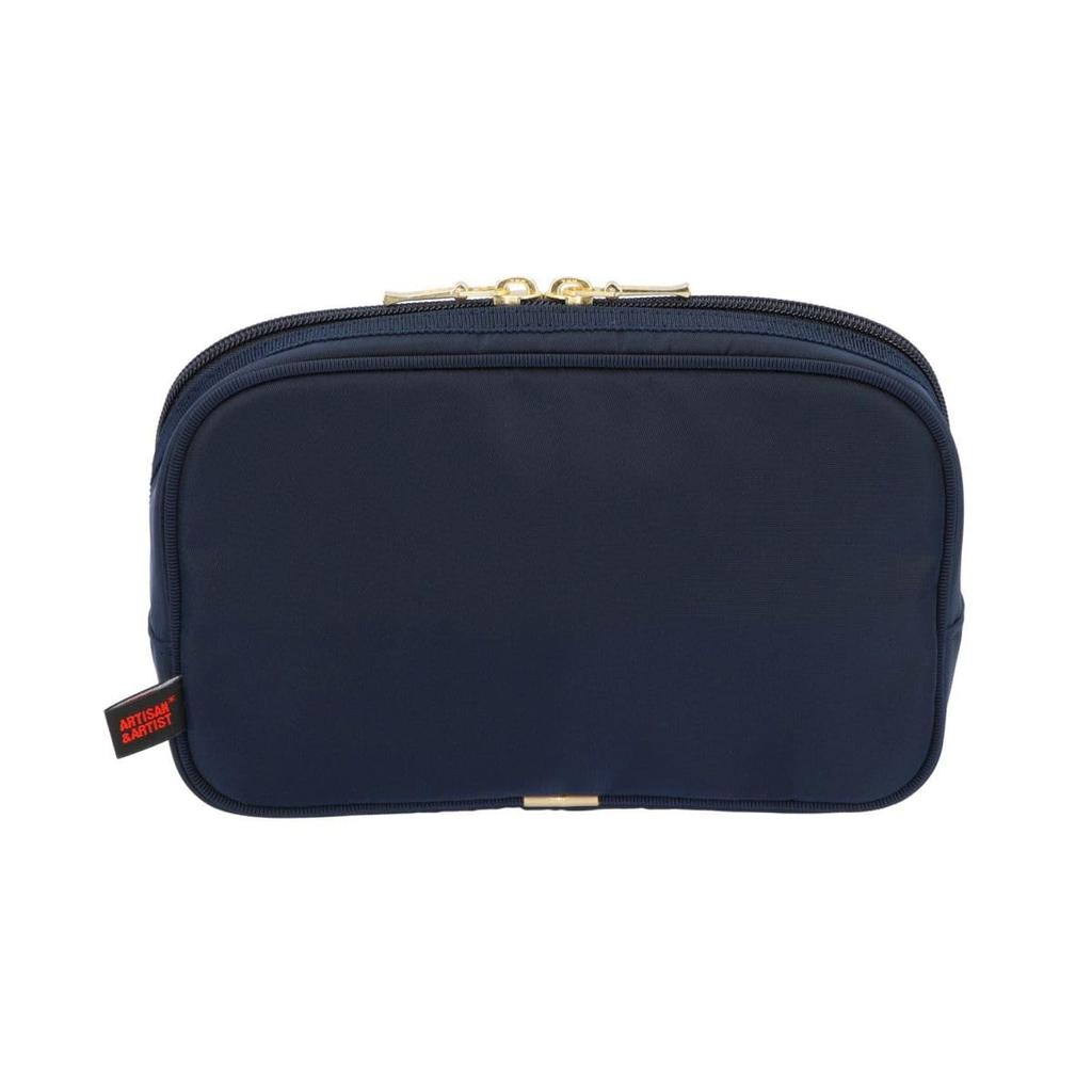 Artisan & Artist Slope-Shaped Cosmetic Pouch, Embroidered Rouge, 4OP-ER110H