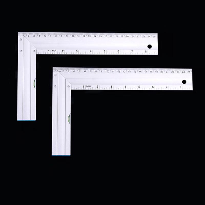 YIXI Aluminum Alloy Woodworking Right Angle Square Ruler