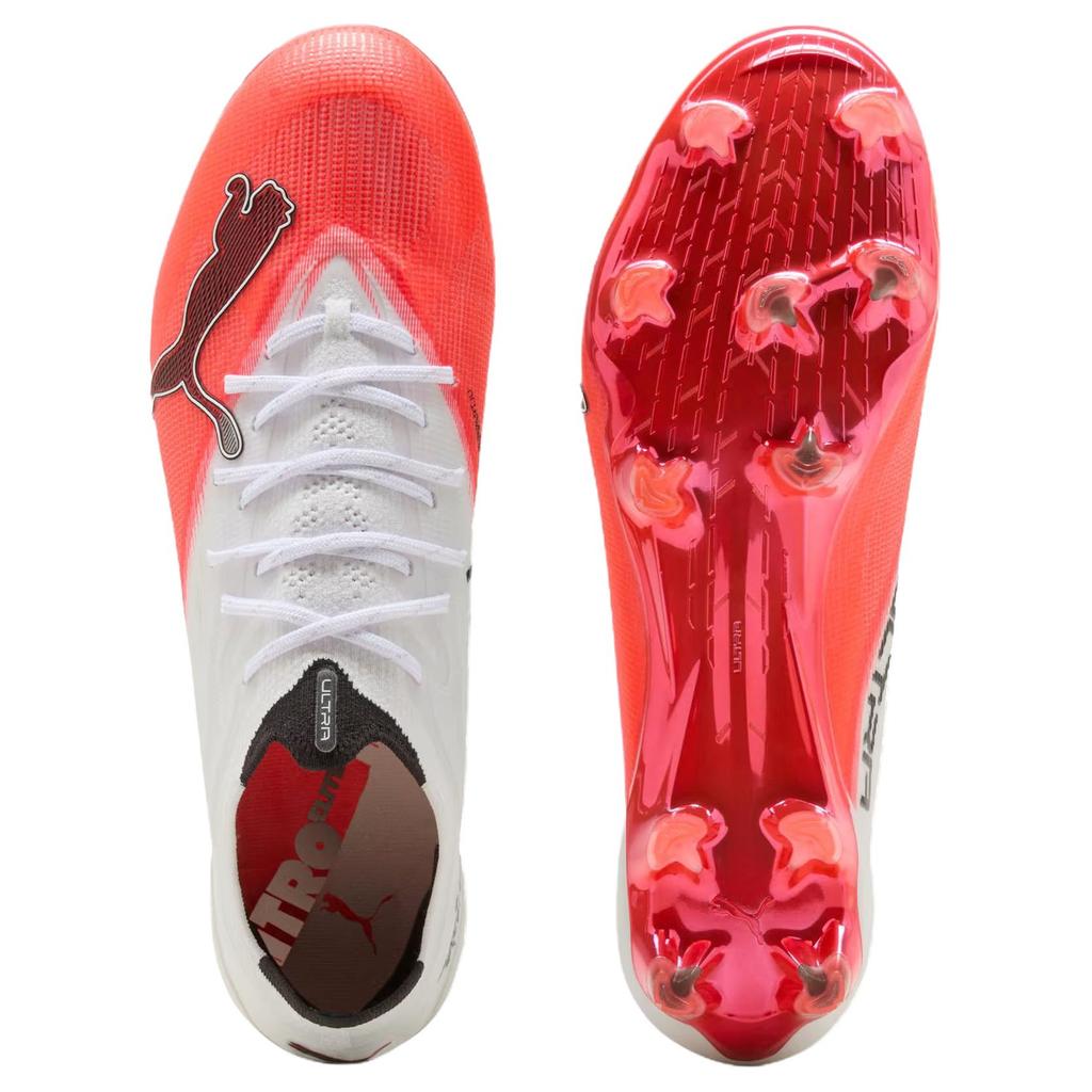 Puma Ultra Nitro 7 Classic Excellence FG Soccer Shoes Men sneaker White Red 109225-01