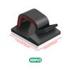 50/100Pcs Wire Cable Holder Clips R-type Black/White Plastic Adhesive Fixed Fastener Clamp for Home Office Desktop Organizer