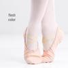 Ballett-dansesko i lerret for barn og kvinner - Myk såle, ensfarget, egnet for yoga og trening