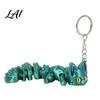 3D Printed Fox Keychain Articulated Keychain Flexible Joint Animal Pendant with Metal Fun Desk Decoration Key Ring Creative Figurine Toy Bag Charm