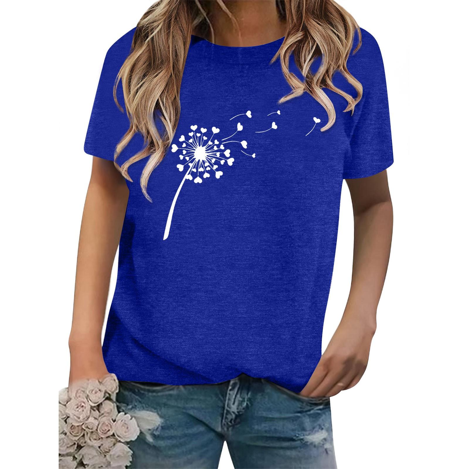 

Женская футболка в форме сердца с графическим однотонным пуловером и коротким рукавом с круглым вырезом XXL