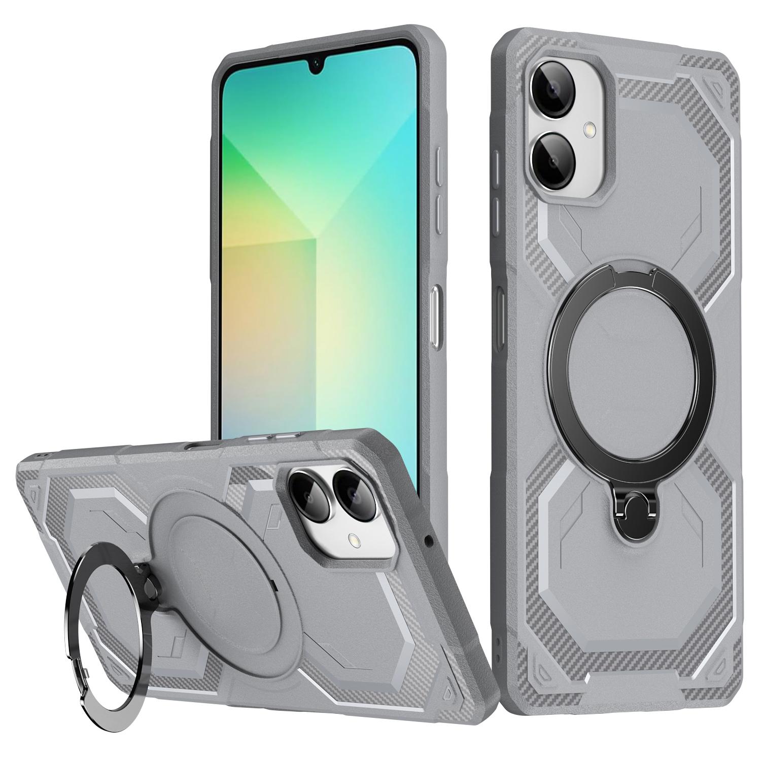 

Чохол для Samsung Galaxy A06 4G Сумісний з MagSafe Підставка TPU+PC Чохол для телефону Grey