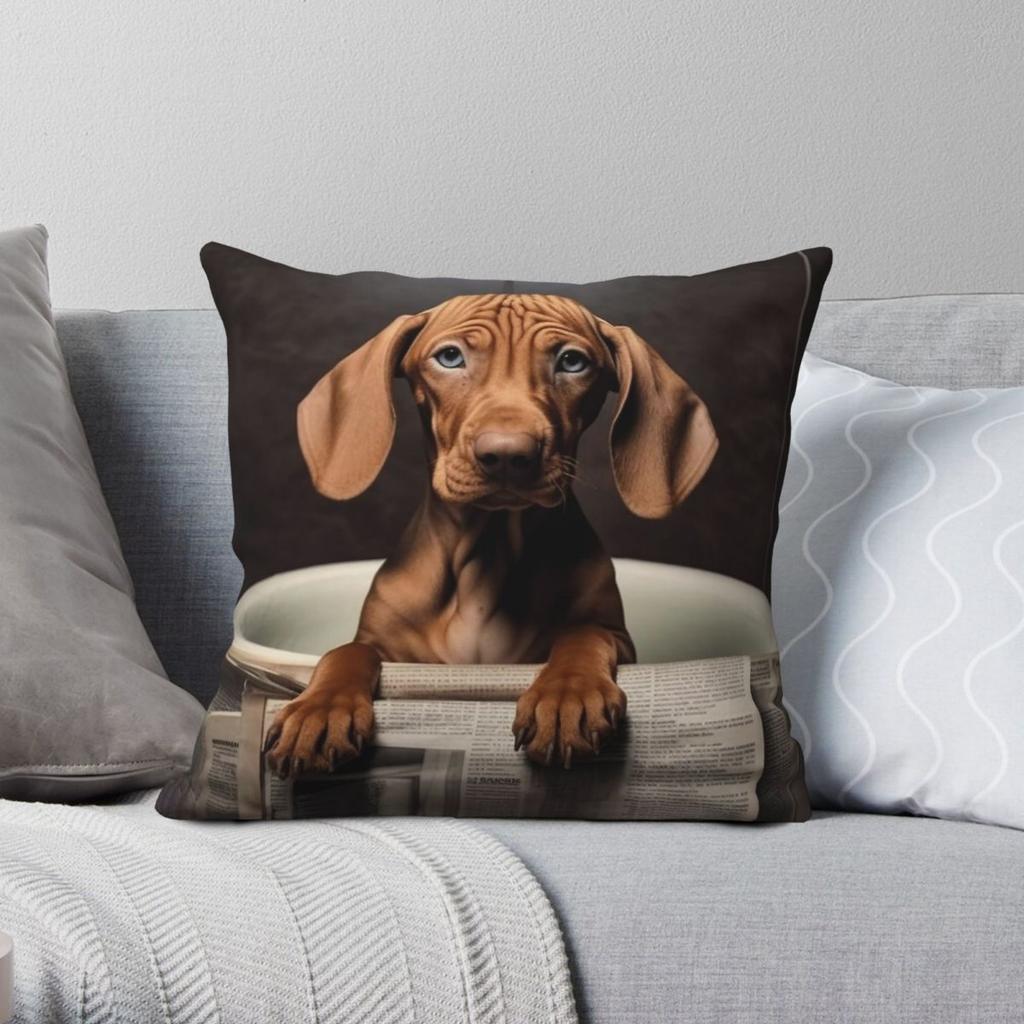 Kopie Von Vizsla Baby Pillowcase Polyester Linen Velvet Pattern Zip Decorative Car Cushion Case x