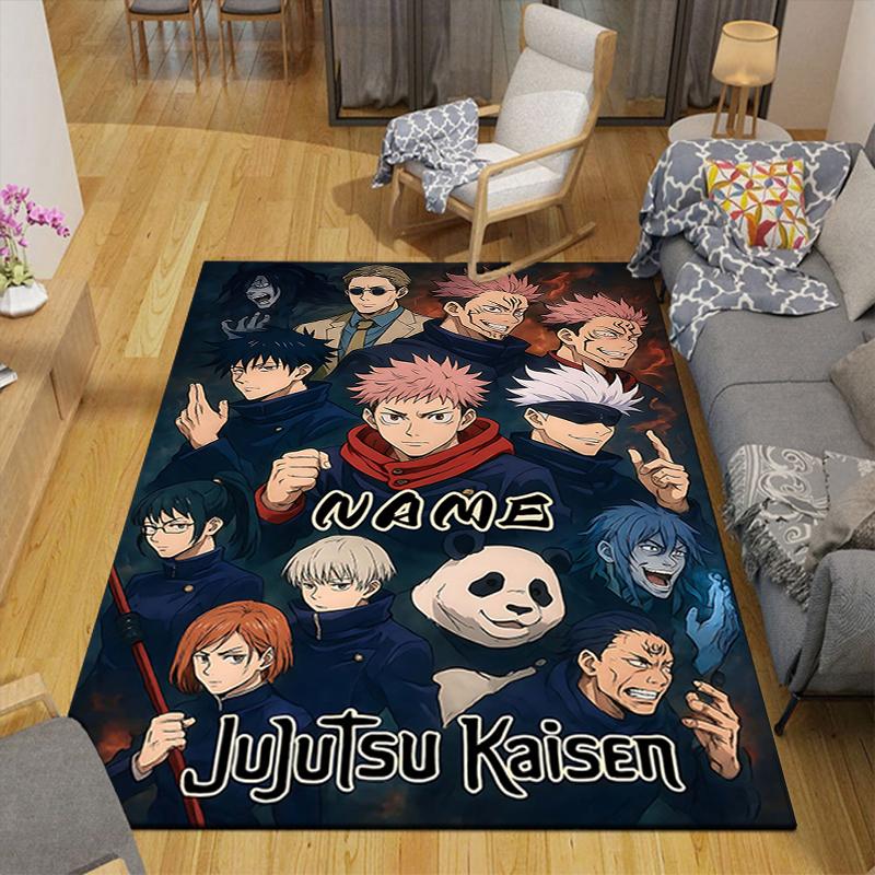 Custom 1Pc Powerful Anime Characters Rug Office Carpet Indoor Outdoor Entrance Doormat Nonslip Soft And Comfortable Living Room D2915154