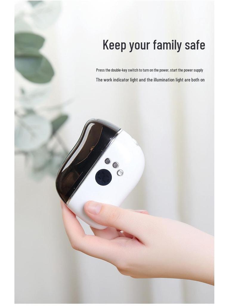 2-in-1 Baby Electric Nail Grinder & Anti-Pinch Clipper with Double-Head Smart Display & Multifunctional Scissors