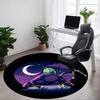 1pc Turtle Moon Office Round Area Rug, Under Office Chairs Bedroom Living Room Home Decor, Room Deco, Available In Various Sizes