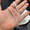 Weiße Kristall-Rundperlen, 2/3 mm, lose Perlen für DIY Halsketten- & Armbandzubehör