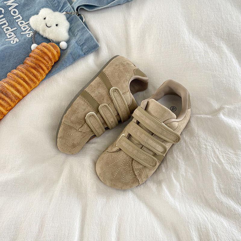 Lightweight Thin-soled Puff Shoes Women's Spring and Autumn New Casual Women's Shoes Student Versatile Retro German Training Shoes