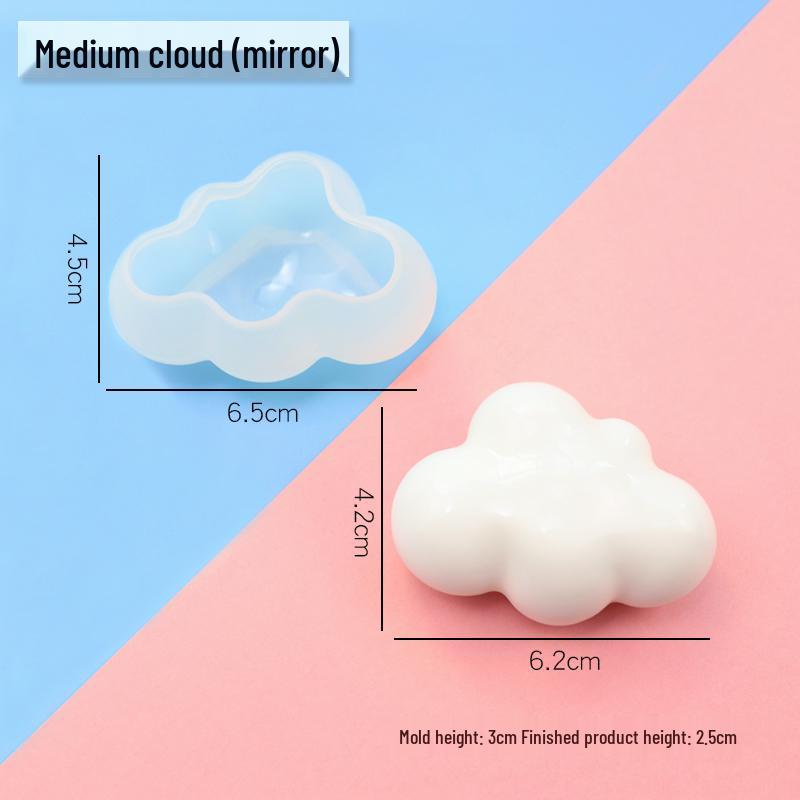 3D Cloud Aromatherapy Candle & Soap Silicone Mold