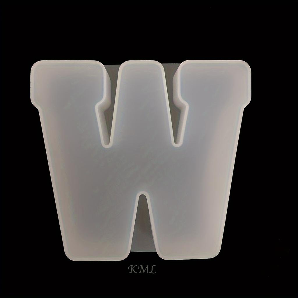 26 Stück Silikonform für englische Buchstaben, 10 Silikonformen für Ziffern, 26 Buchstaben- und Zahlenformen Handgefertigter Buchstaben-Harzguss