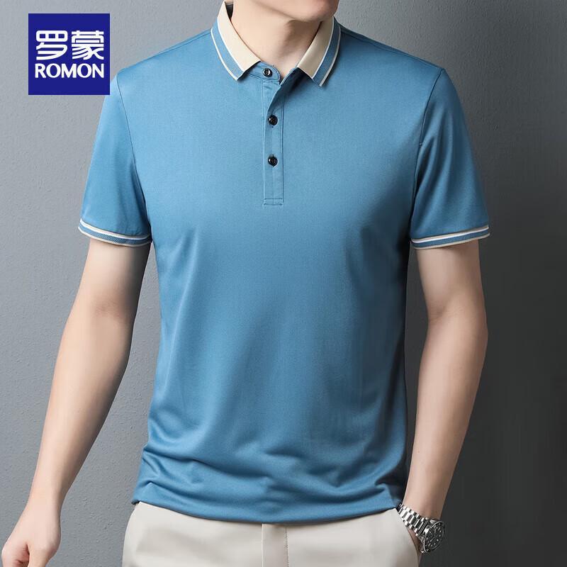 ROMON Men's Casual Business POLO T-Shirt