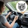 2 Pcs Bling Leopard Air Vent Clips Rhinestone Car Vent Clips Cheetah Print Car Accessories Diamond Bling Accessories for Women(Silver)
